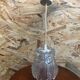 Old suspension glass molded shape flowers 70s vintage