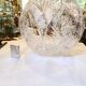 Vintage Bohemian crystal large vase