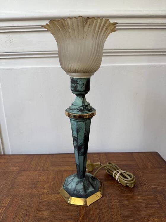 Art Deco Tulip Lamp