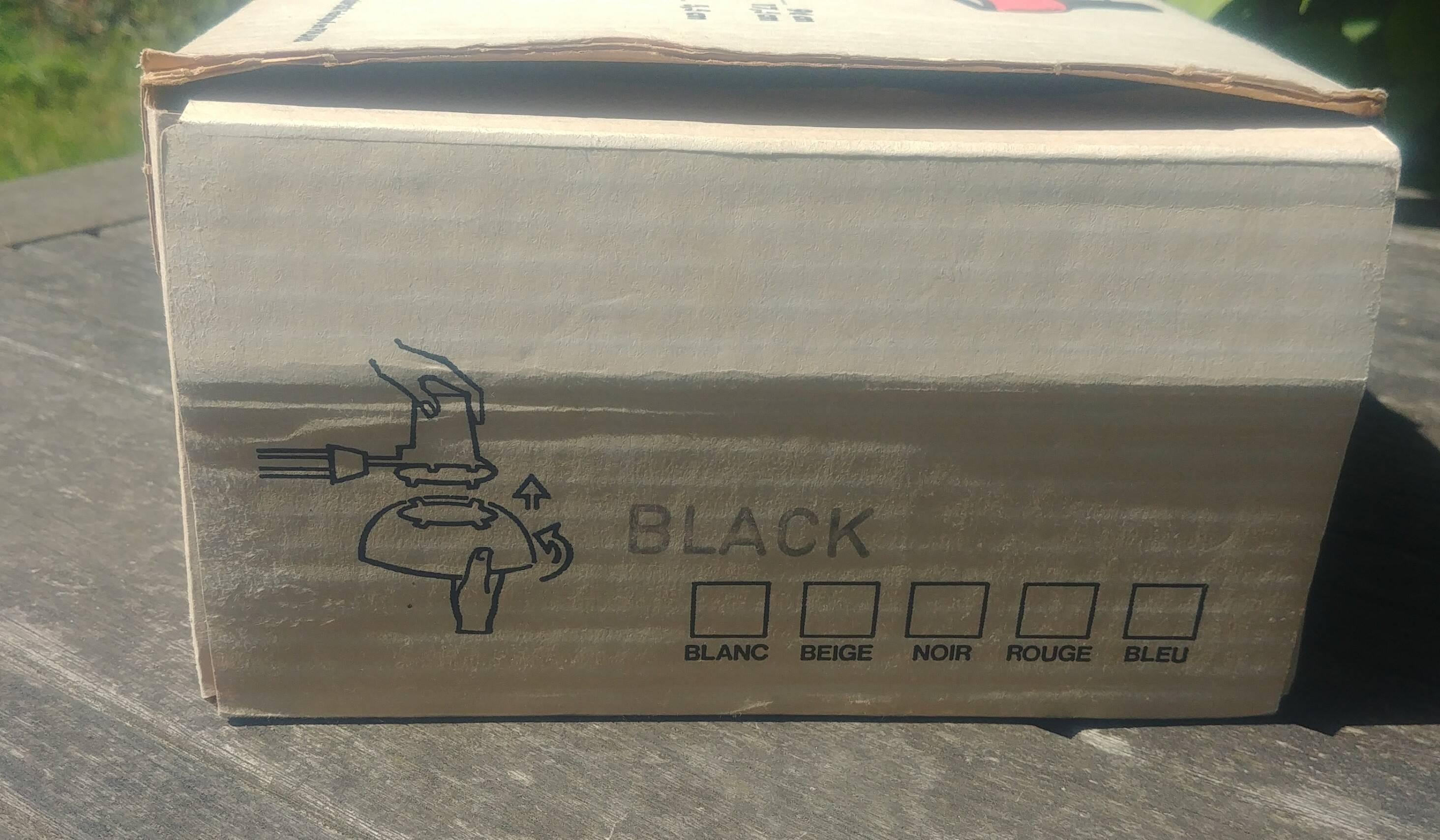 Old architect's lamp, new in original box, Relux brand, black