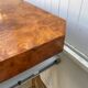 Elm burl coffee table/bar
