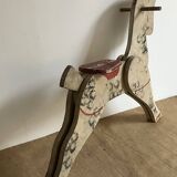 Old toy, wooden horse