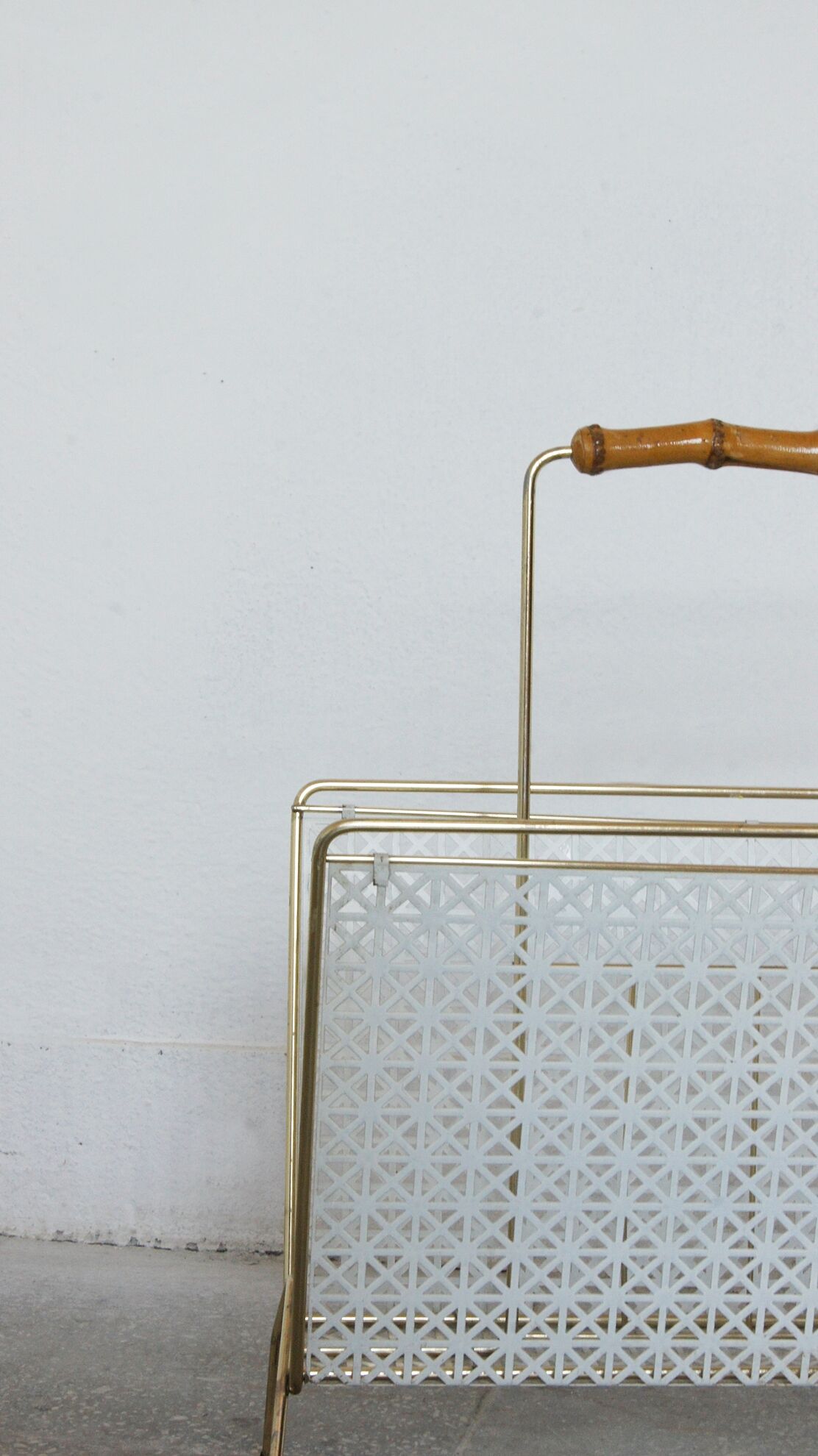 Porte magazine metal magazine rack, années 1960