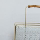 Porte magazine metal magazine rack, années 1960