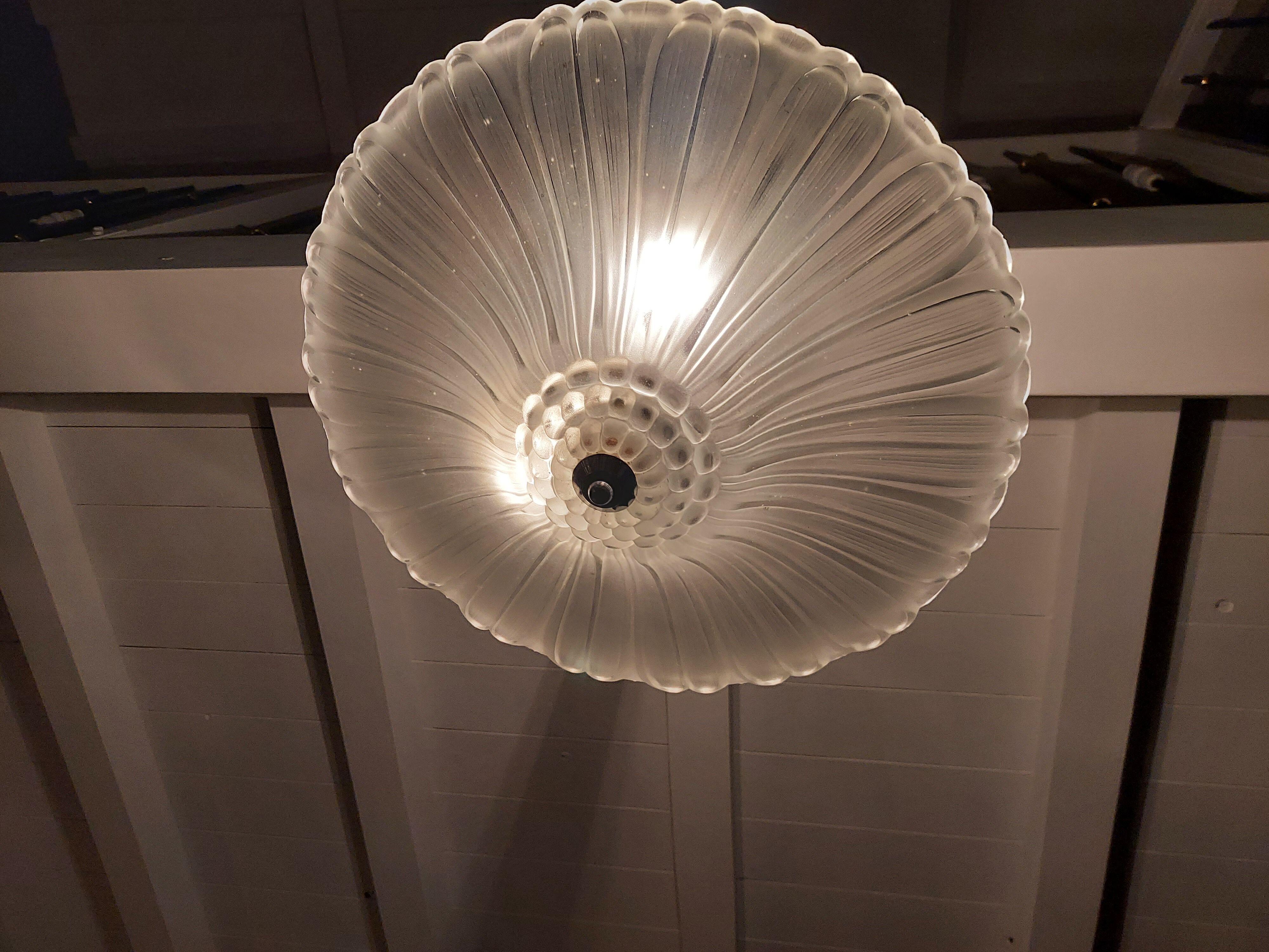 Vintage Art Deco chandelier 1930s