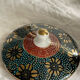Set of 2 vintage Japanese tea cups Kutani Ware Yozan