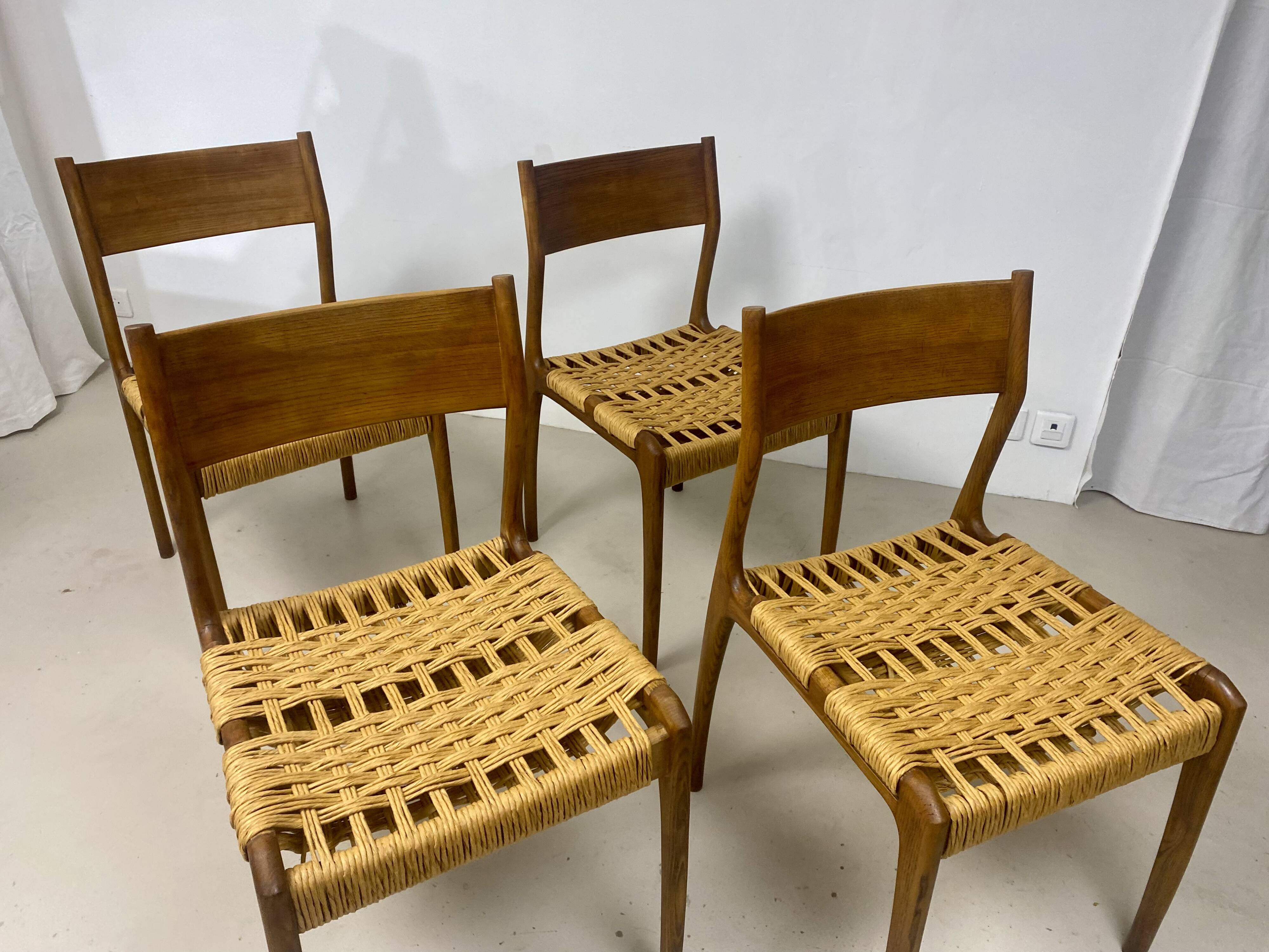 Set of 4 Havana chairs – Gessef, Consorzio Sedie Friuli.