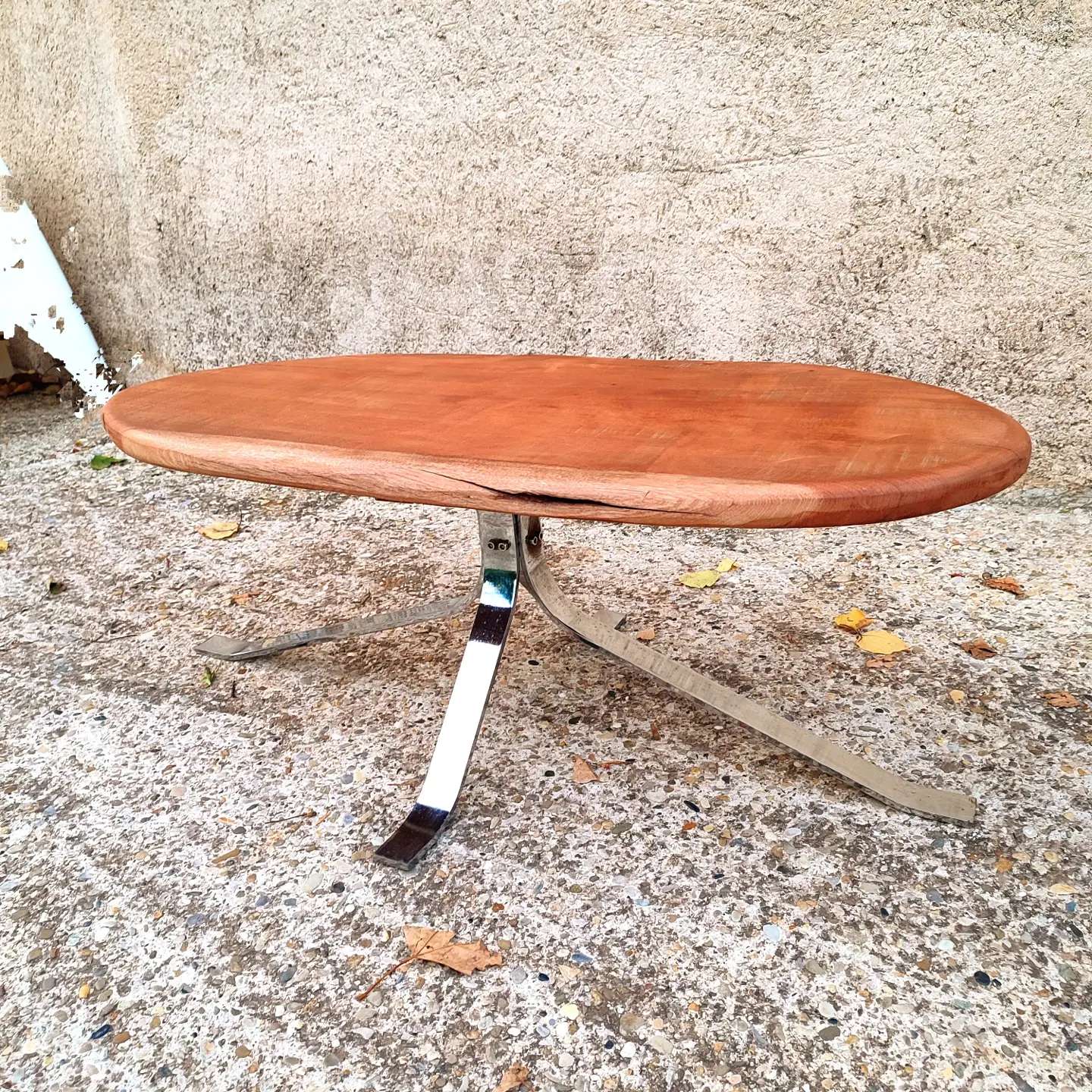 Coffee table top in green ebéne wood
