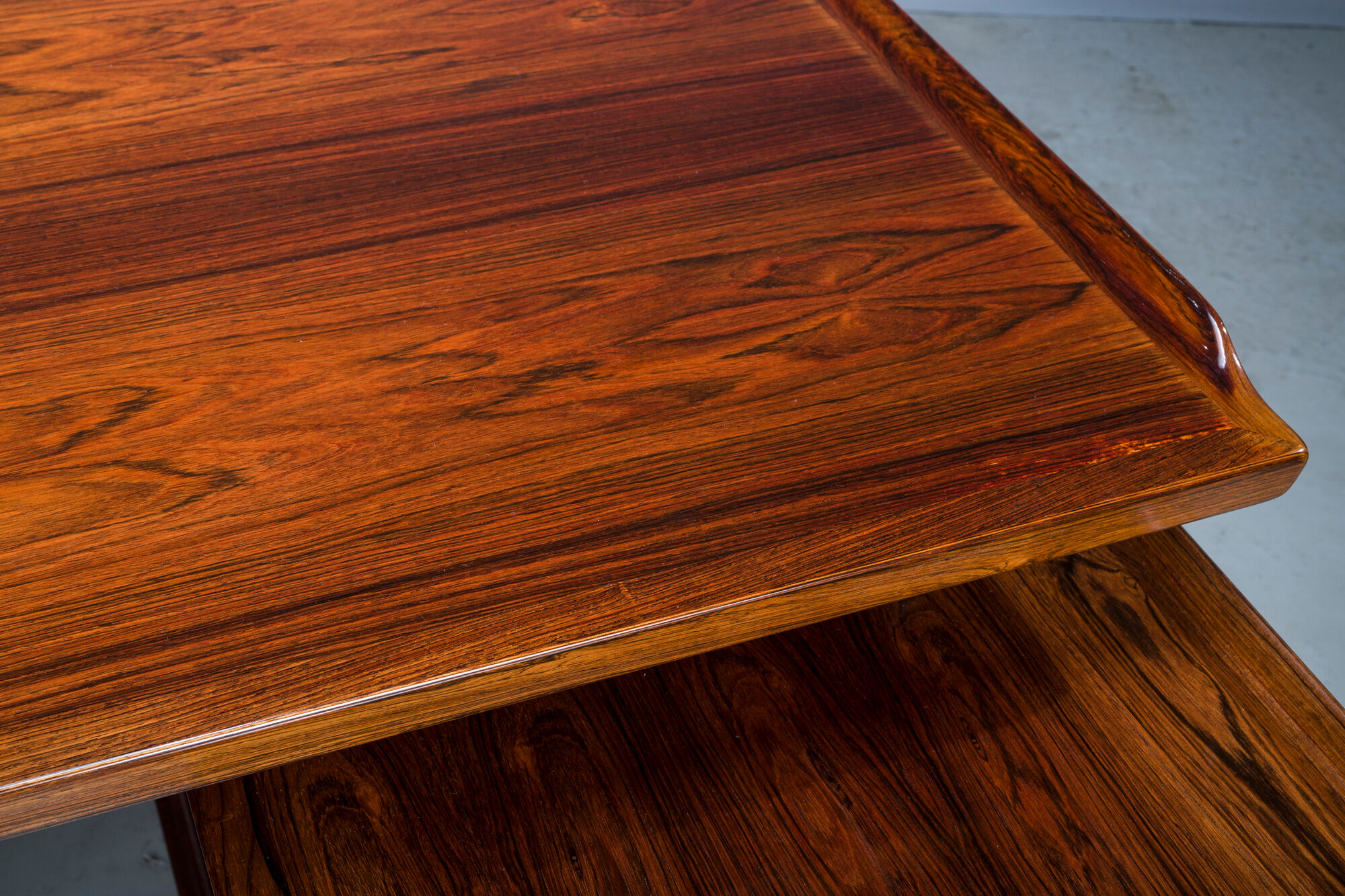 Executive Desk with Sideboard in Rosewood by Arne Vodder for Sibast Møbelfabrik, Denmark, 1950s