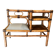 Vintage bamboo bench