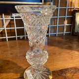 Golden crystal vase