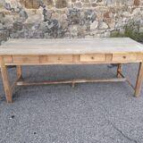 214 cm drawer farm table