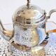Plated art deco teapot jug, Christofle, France, 1940s.