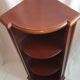Etagère d'angle merisier de 1970