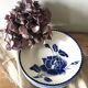 Lot d'assiettes bleues Lonchamp