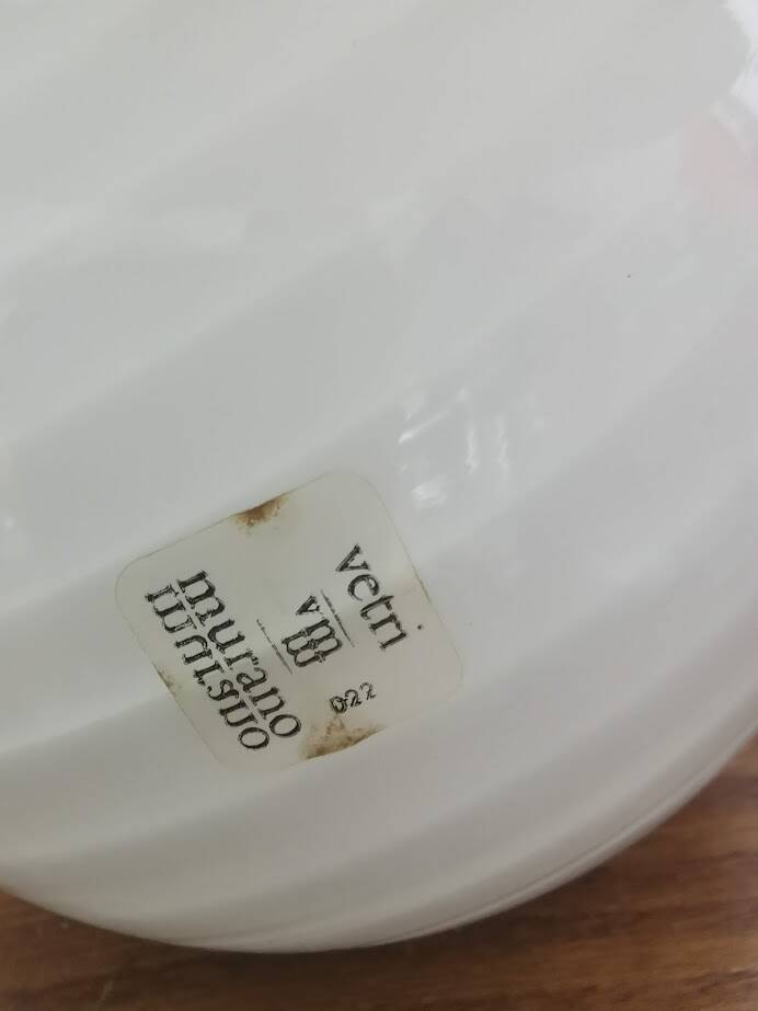 Vintage mushroom mushroom lamp Murano Vetri di Murano