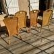 4 chaises en rotin