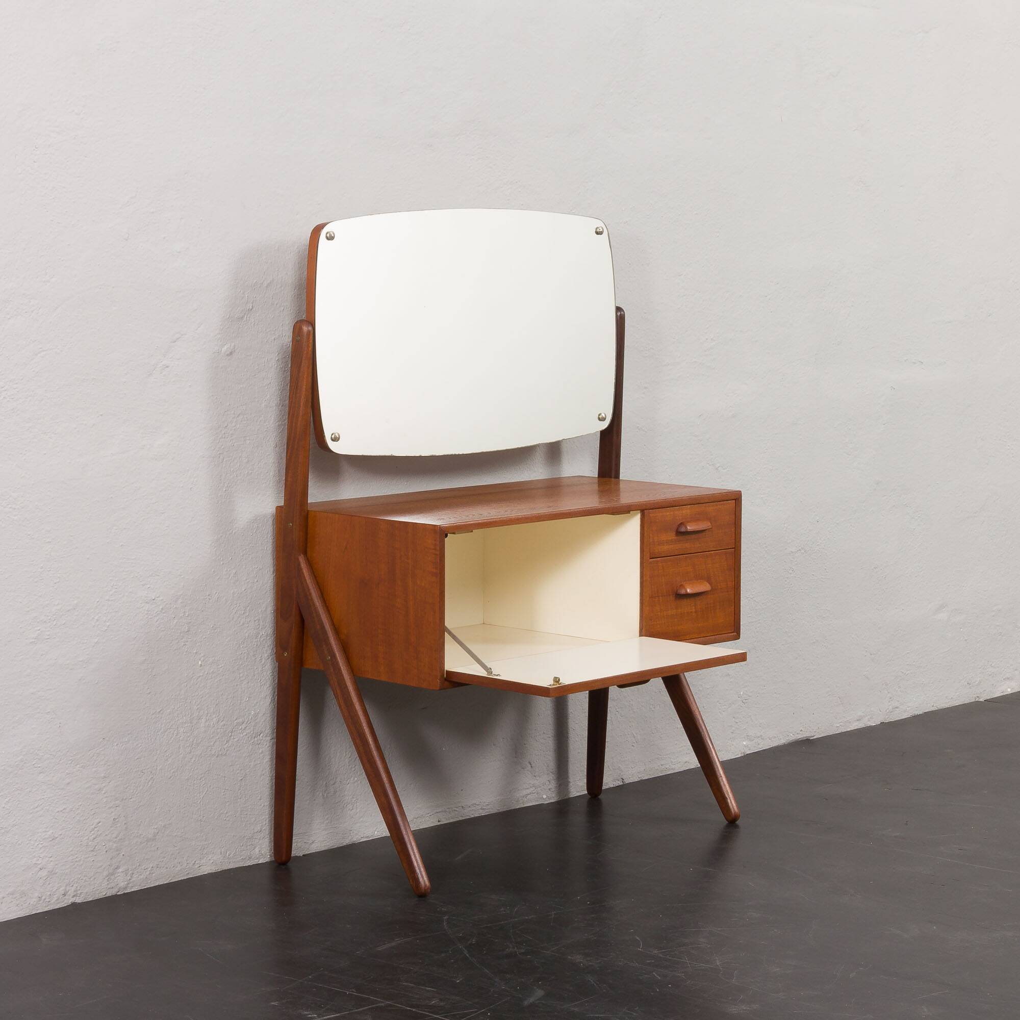 Mid-century Danish Teak Dressing Table from Ølholm Møbelfabrik,1960s