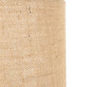 Rare, handcrafted Robert “Rob” Bentsen ceramic table lamp with a jute lampshade / Mid-century Danish modern design / 1960s / 1970s