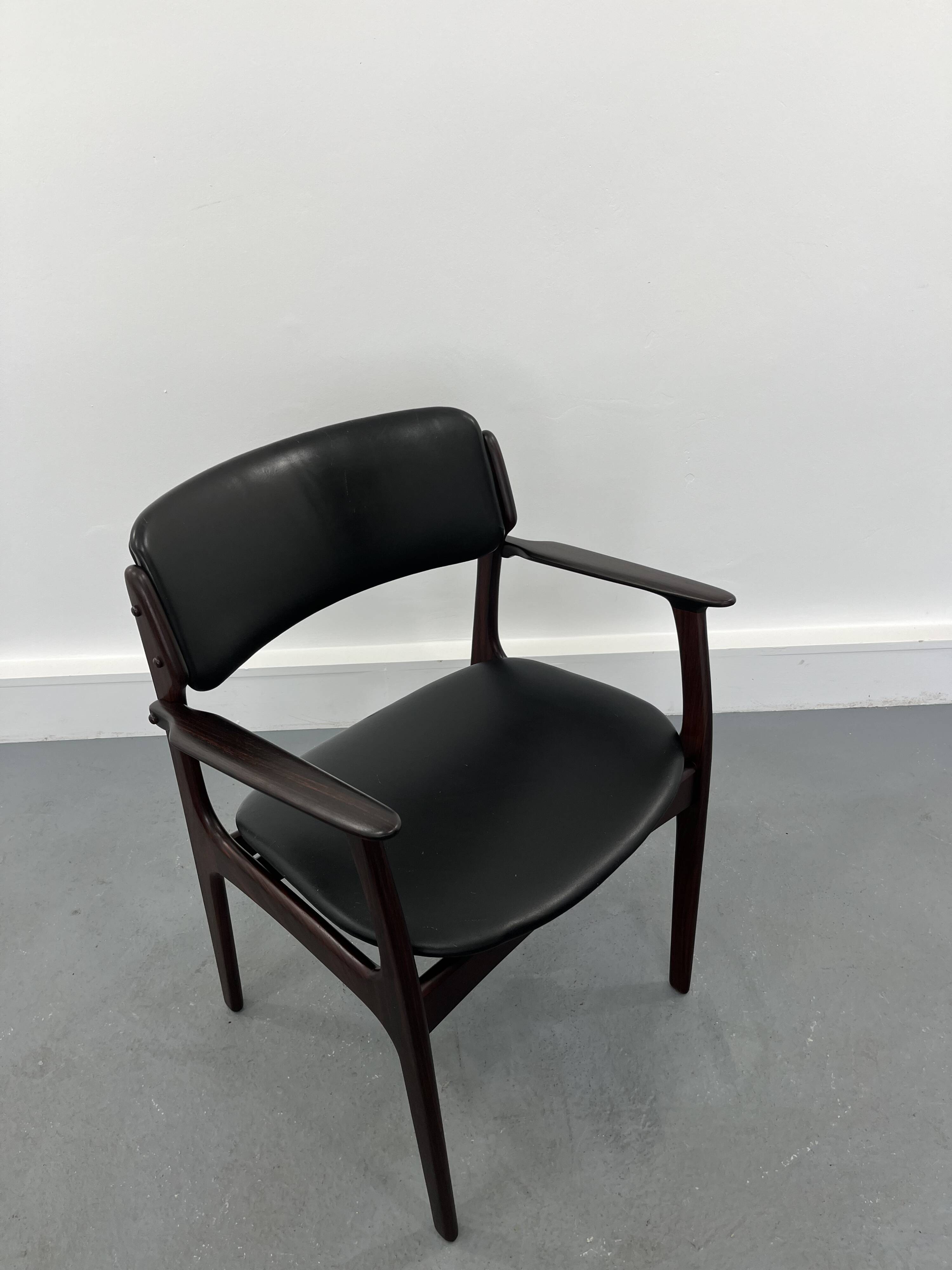 Rosewood Armchair by Erik Buch 1960s