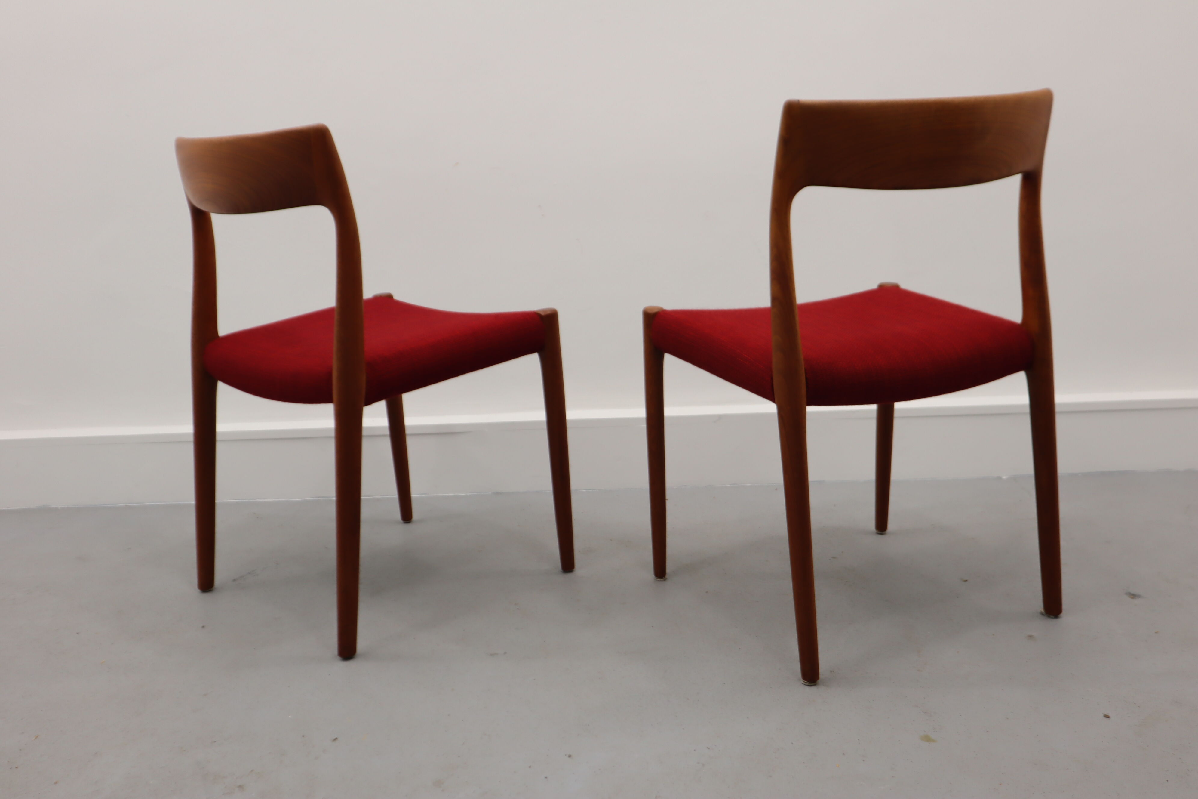 Danish Chairs by Niels Møller for J. L. Møllers, 1960