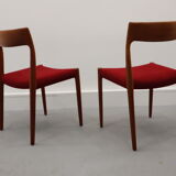 Danish Chairs by Niels Møller for J. L. Møllers, 1960