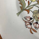 Très grand plat terre de fer Staffordshire, Burleigh, Angleterre