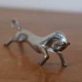 Set of 12 vintage knife rests, in silver metal