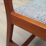 Ensemble de cinq chaises en teck, design danois, années 1970, Danemark