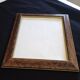Elm burl and gold wall photo frame