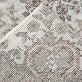 5x8 Black Gray Classic Pattern Turkish Vintage Rug, 149x253Cm