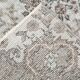 Tapis turc vintage à motifs classiques noirs et gris