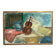 Oil on canvas “Still life with guitar” by Helerie 70, vintage & framed 62x42cm