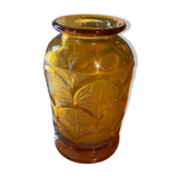 Vase jaune vintage