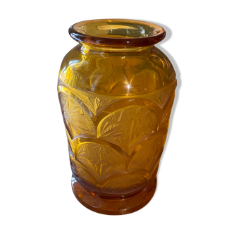 Vintage yellow vase