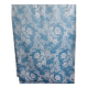 grande nappe de campagne damassée bleu et blanc 4m50 x 1m60
