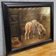 Painting: Flemish School of the 18th century: oil on panel / the stable