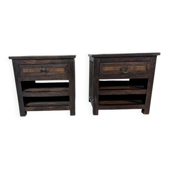 2 bedside tables