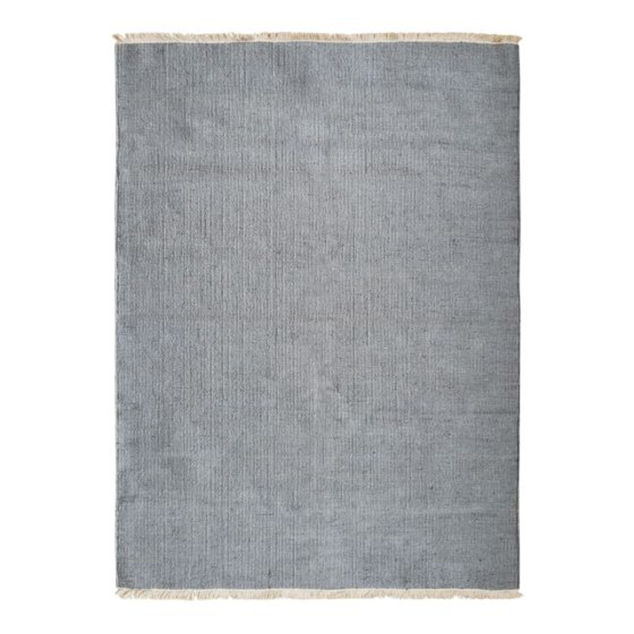 Woven jute rug 160x230 grey