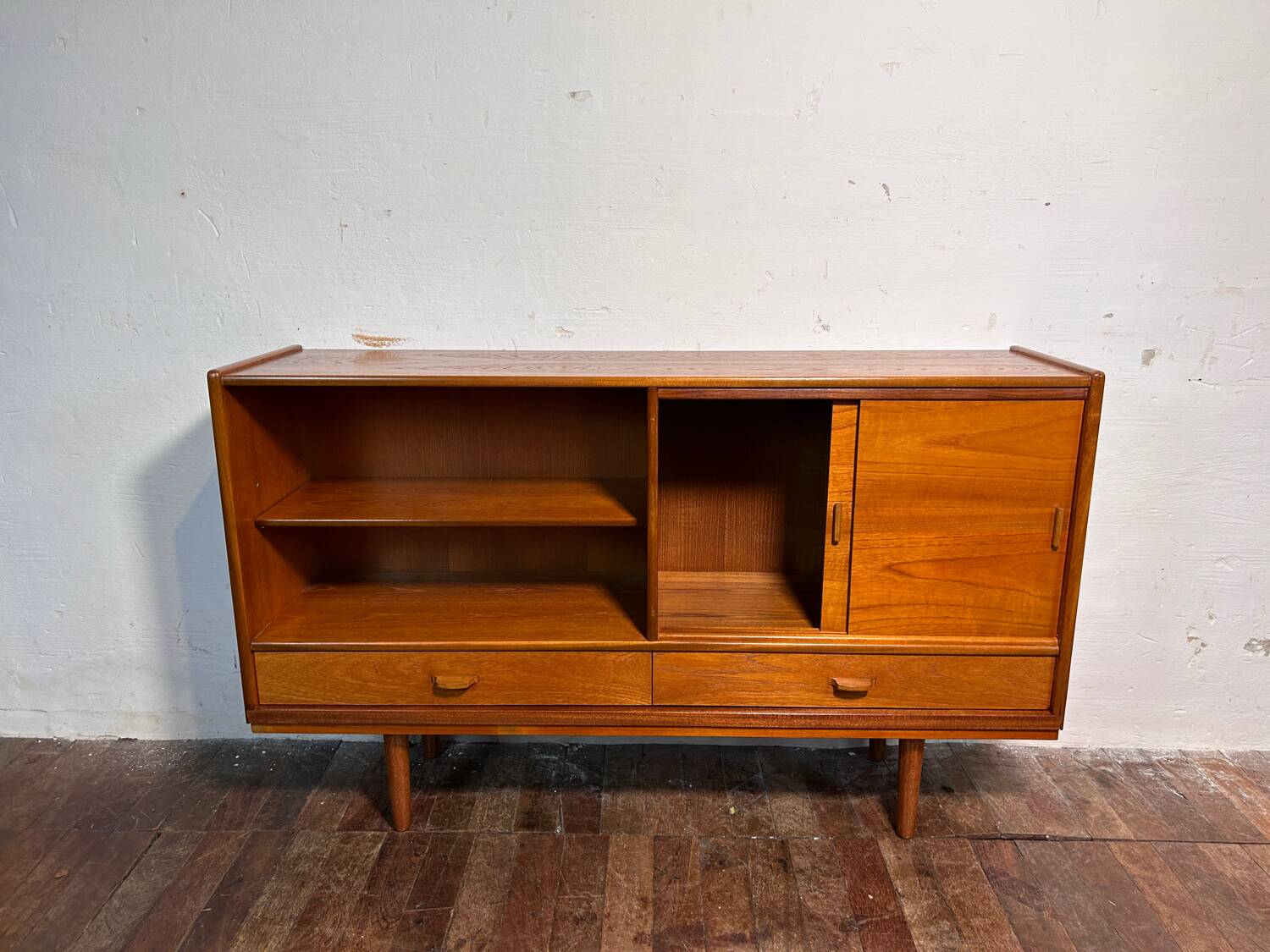 Mid century retro vintage teak small sideboard