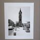 Old photograph "Yaffo clock" black and white numbered paper
