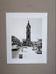 Old photograph "Yaffo clock" black and white numbered paper