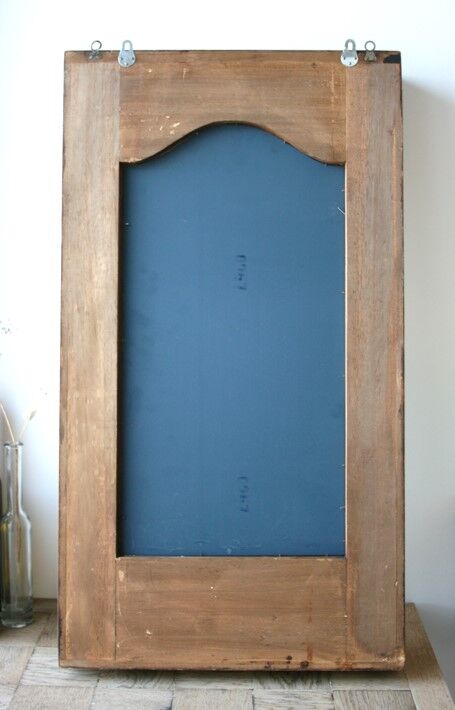 Wall trumeau mirror with shelf