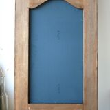 Wall trumeau mirror with shelf