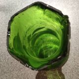 Vase en verre émaillé art nouveau