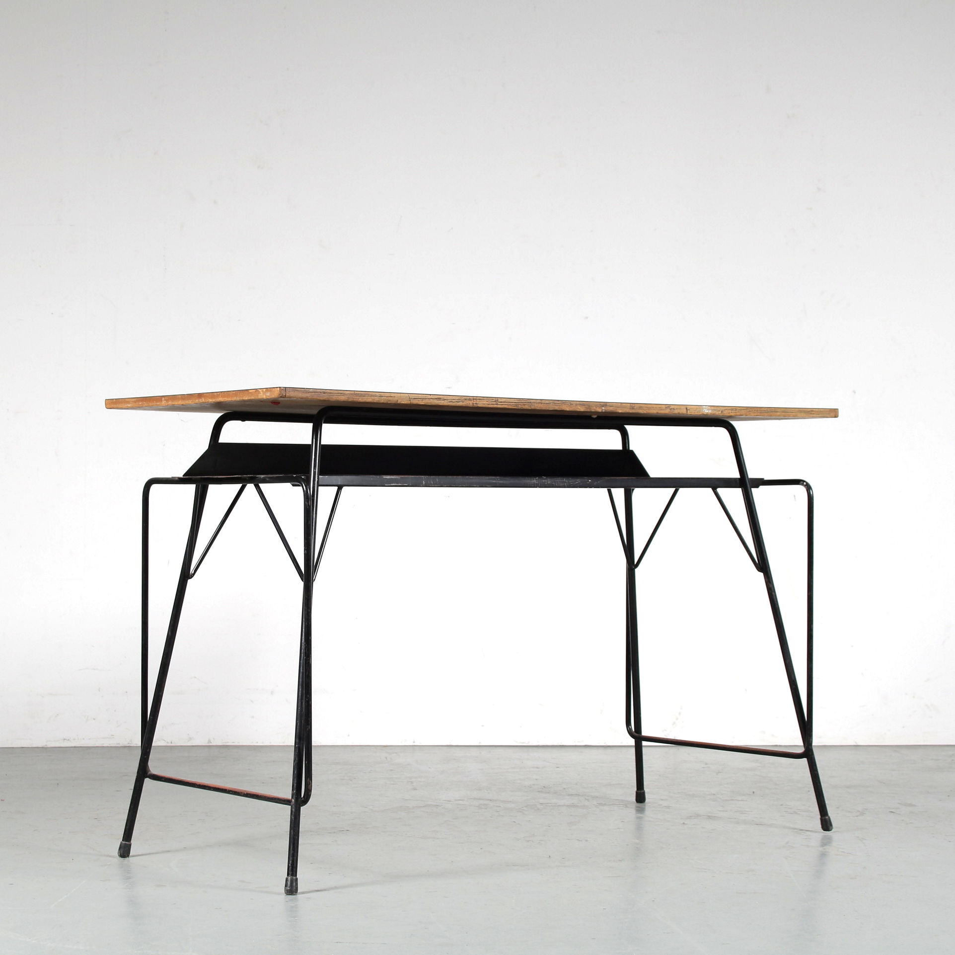 1950s Willy van der Meeren teacher’s desk for Tubax, Belgium