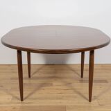 Mid-Century Teak Round Fresco Dining Table from G-Plan, United Knigdom.