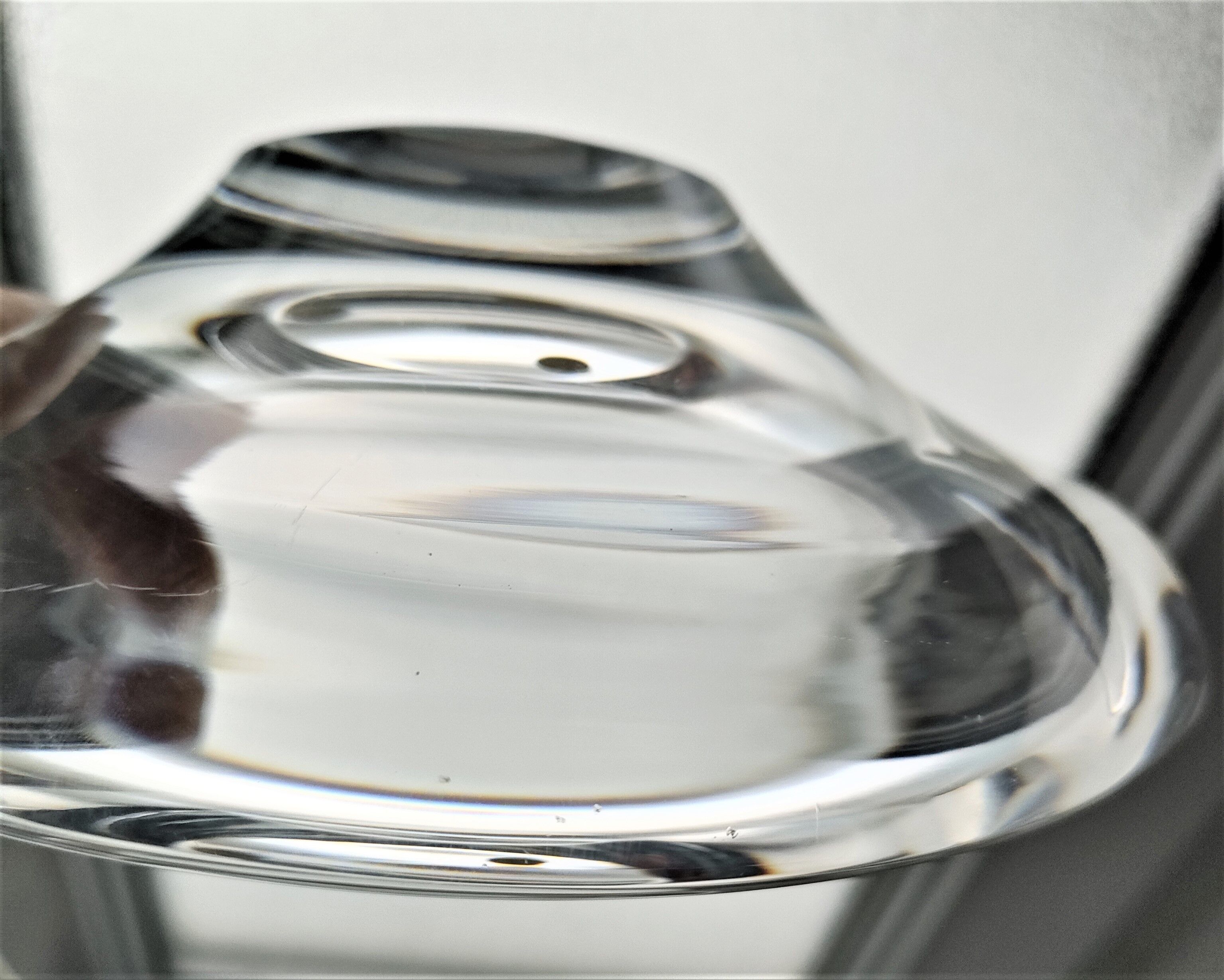 Design art glass ashtray by Kosta