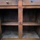 Vintage rustic Parisian sideboard with 3 doors and 3 drawers
