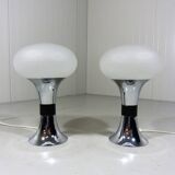 Set of 2 large Space Age table lamps 1960’s